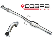 Opel Corsa D SRI 10-14 Pre-Cat/De-Cat Pipe & High Flow Catalyst (200 Cell) Cobra Sport